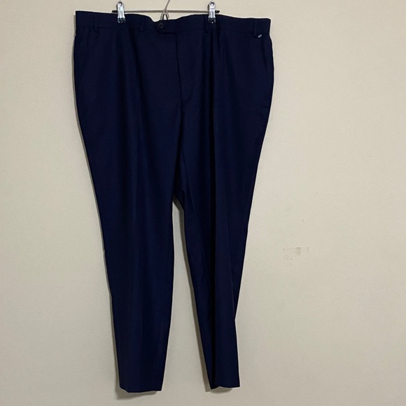 Ralph Lauren Men's Dark Blue Dress Pants wool office event casual luxury soft - Picture 2 of 11